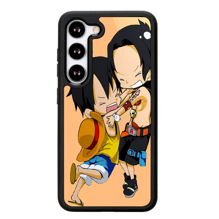 luffy and brother chibi Z0951 Samsung Galaxy S25 5G Case