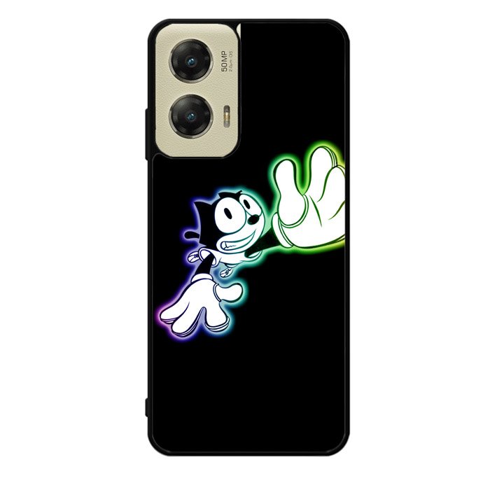 felix the cat glow Z1053 Motorola Moto G Stylus 5G 2024 Case