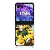 zelda with pikachu pokemon Motorola Moto Razr 2024 , Moto Razr 50 Case FE1139