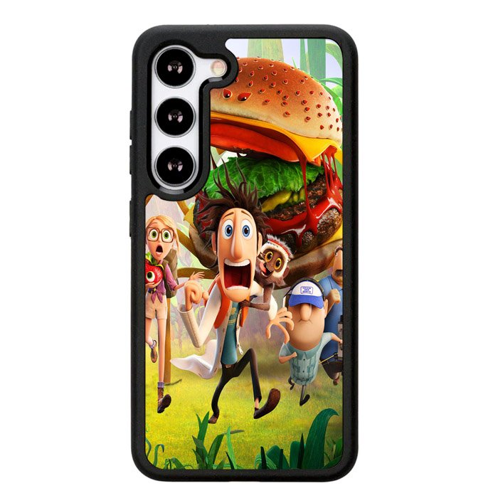 Cloudy With A Chance of Meatballs monster Z1201 Samsung Galaxy S25 Plus 5G , Samsung Galaxy S25+ 5G Case