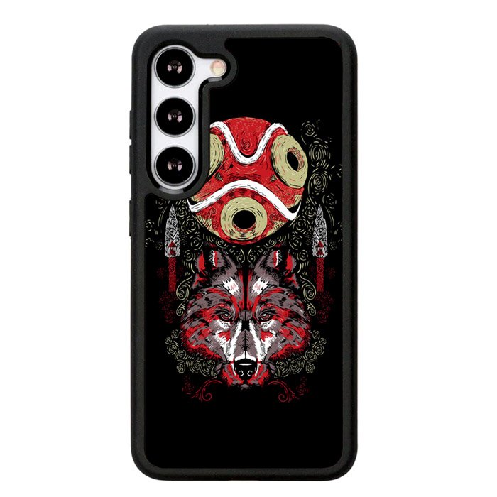 princes mononoke mask art Z1258 Samsung Galaxy S25 5G Case