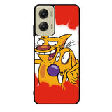 cat and dog Z1329 Motorola Moto G Stylus 5G 2024 Case