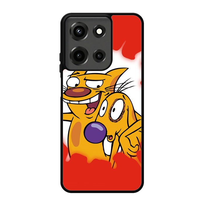 cat and dog Z1329 Motorola Moto G 5G 2025 Case