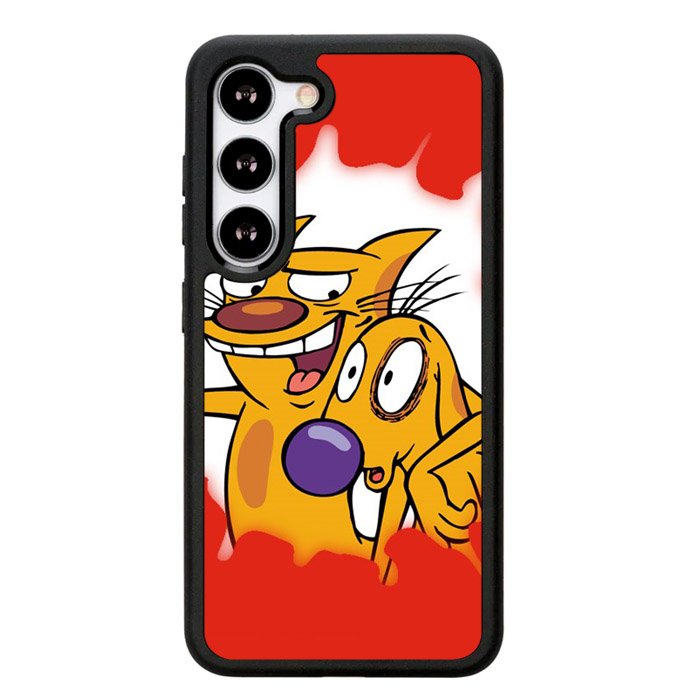 cat and dog Z1329 Samsung Galaxy S25 5G Case