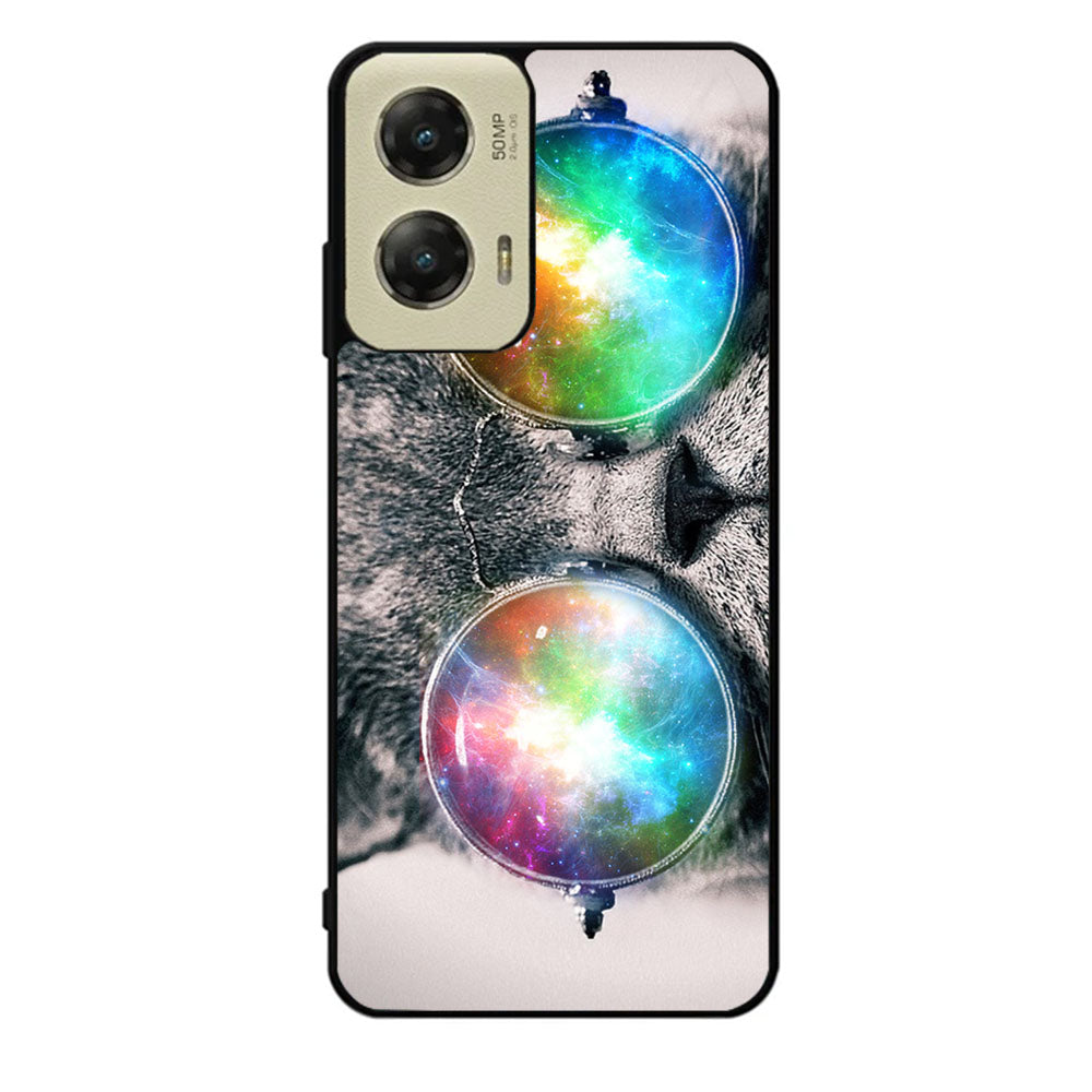 space cat glasses Case Motorola Moto G Stylus 2024 5G BC1166