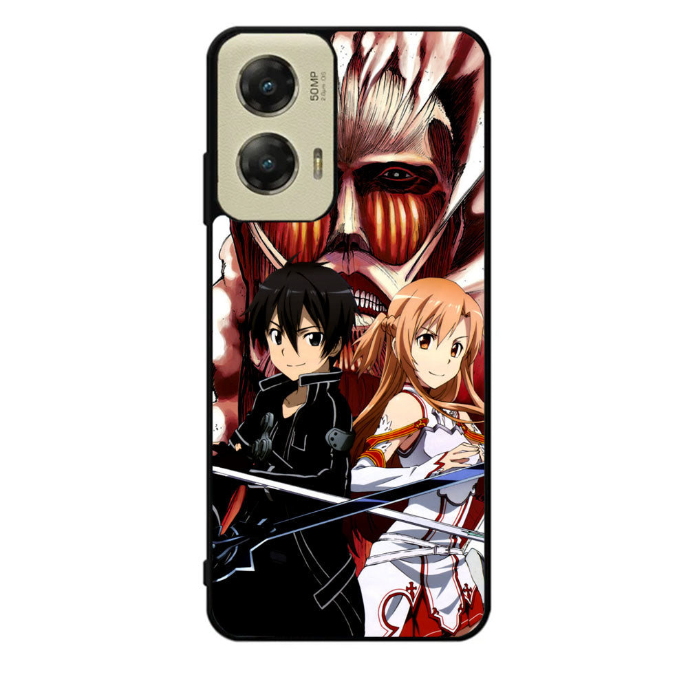 Sword Art Online titan Case Motorola Moto G Stylus 2024 5G BC1184