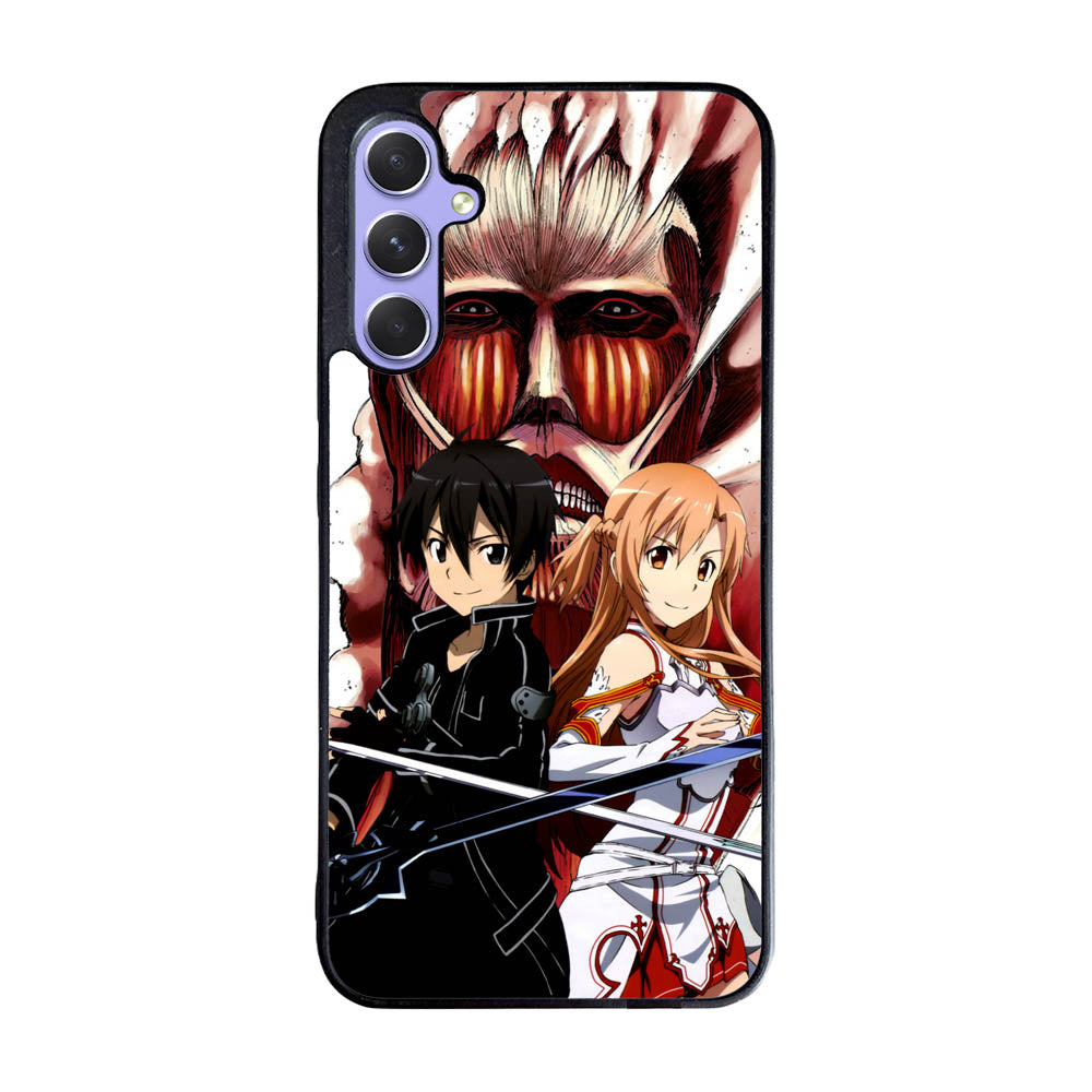 Sword Art Online titan Case Samsung Galaxy A35 5G BC1184