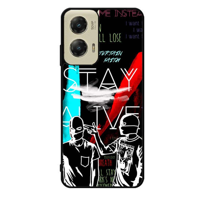 Twenty One Pilots Stay Alive Z2787 Motorola Moto G Stylus 5G 2024 Case