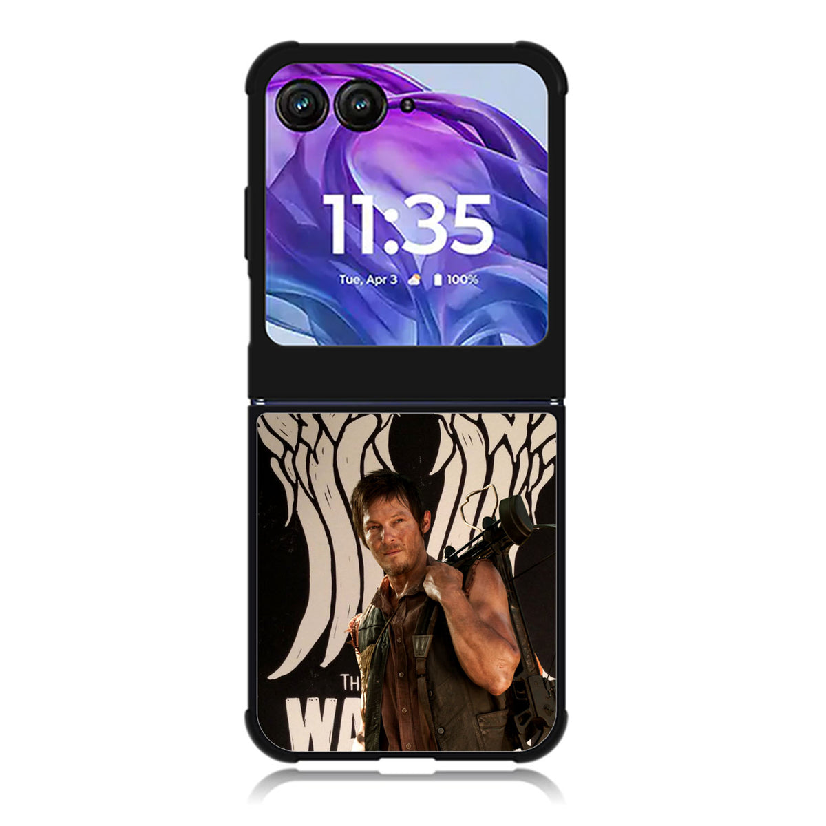 The Walking Dead Daryl Dixon Wings Motorola Moto Razr Plus 2025/2024 Case, Moto Razr 50 Ultra 5G BC1195