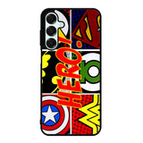 Pop Comic Super Hero Logo Z2840 Samsung Galaxy A56 5G Case