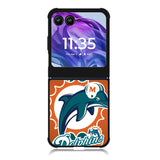 Miami Dolphins Motorola Moto Razr Plus 2025/2024 Case, Moto Razr 50 Ultra 5G BC1205