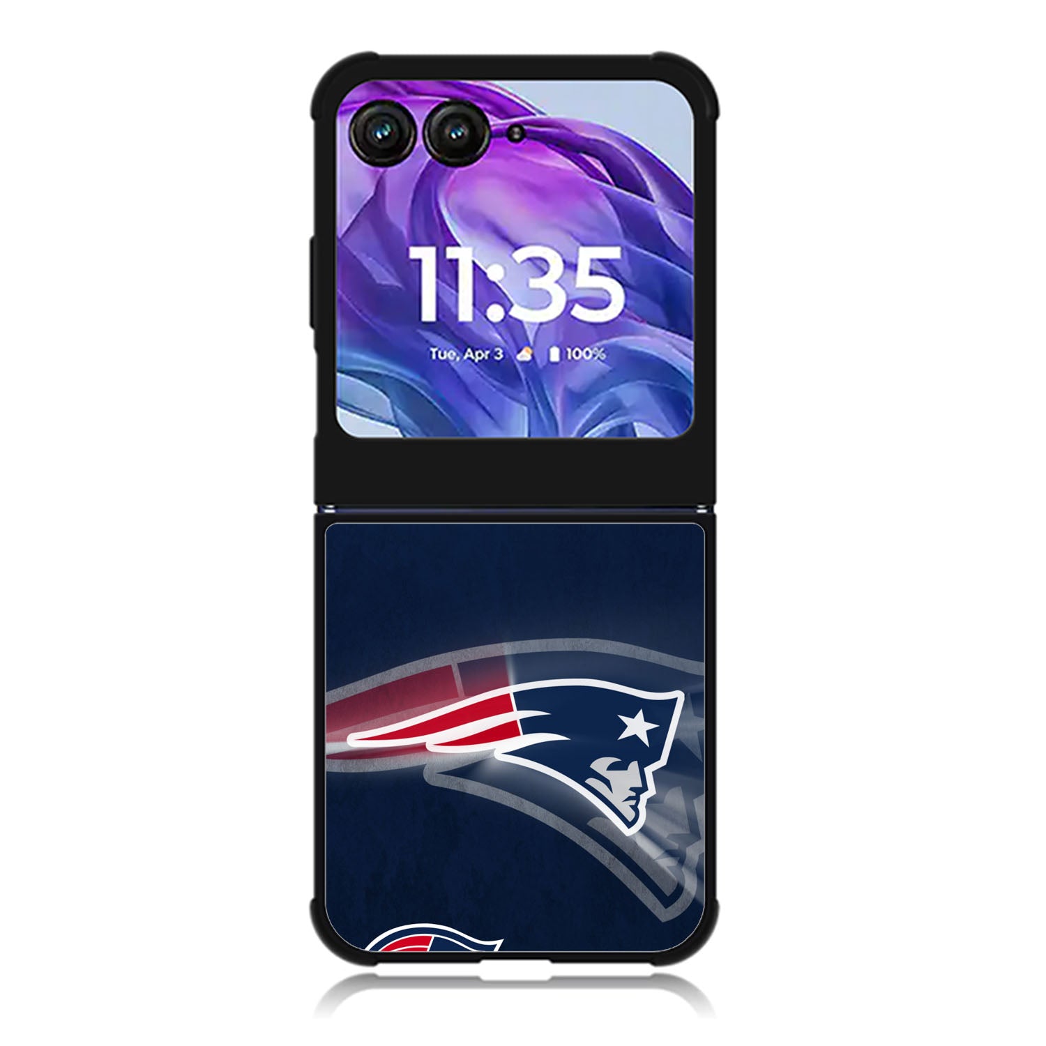 New England Patriots Motorola Moto Razr Plus 2025/2024 Case, Moto Razr 50 Ultra 5G BC1206
