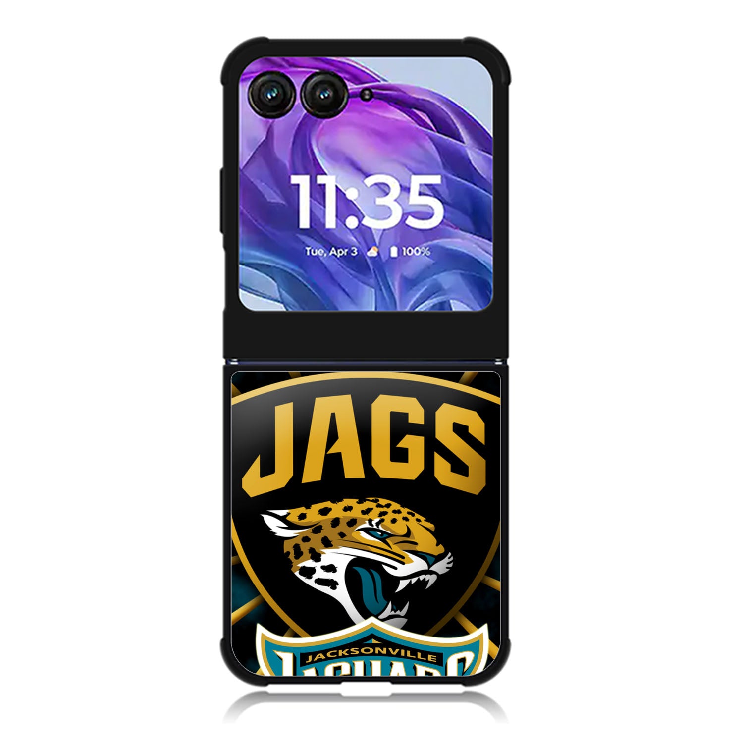 Jacksonville Jaguars Motorola Moto Razr Plus 2025/2024 Case, Moto Razr 50 Ultra 5G BC1212