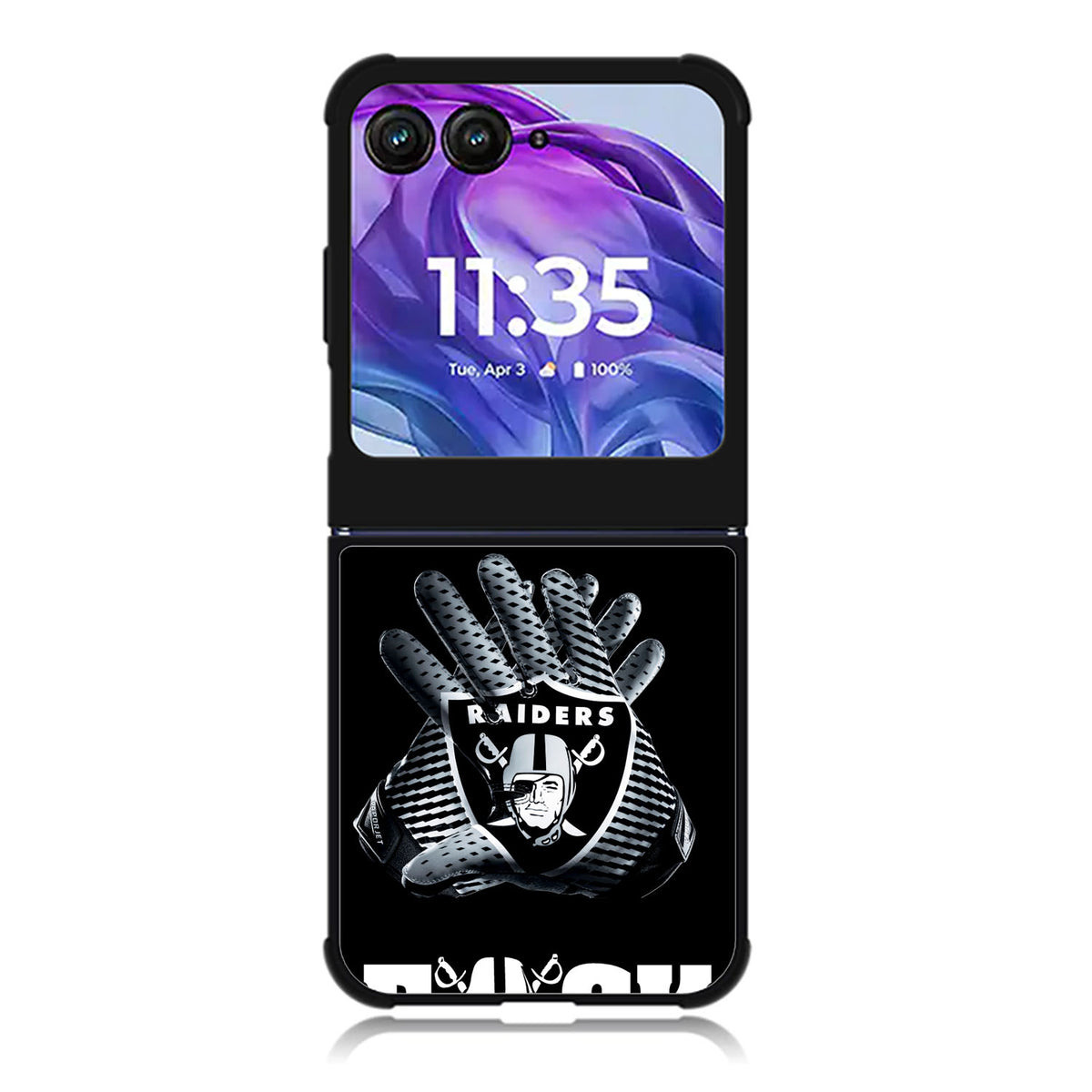 Oakland Raiders Motorola Moto Razr Plus 2025/2024 Case, Moto Razr 50 Ultra 5G BC1218
