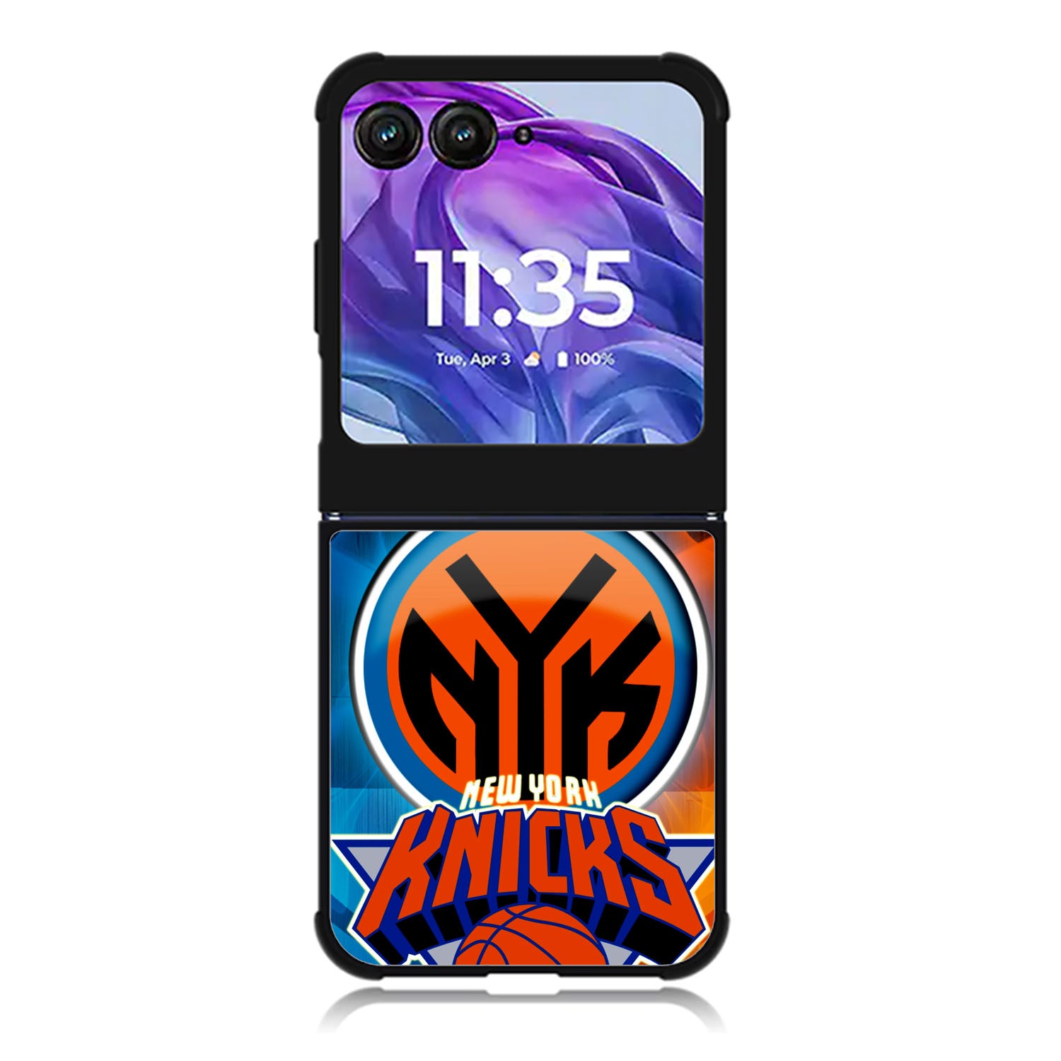 New York Knicks Motorola Moto Razr Plus 2025/2024 Case, Moto Razr 50 Ultra 5G BC1232