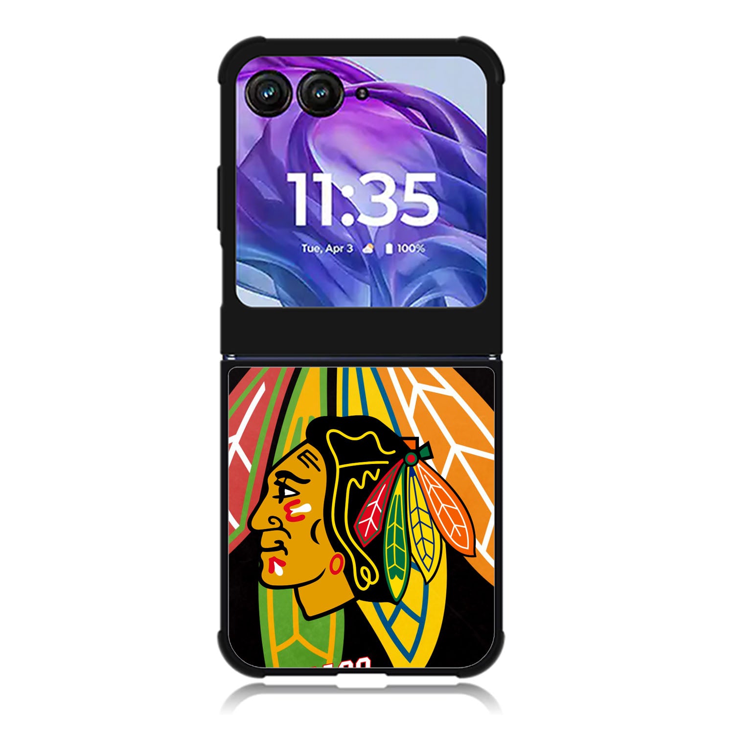 Chicago Blackhawks Motorola Moto Razr Plus 2025/2024 Case, Moto Razr 50 Ultra 5G BC1253