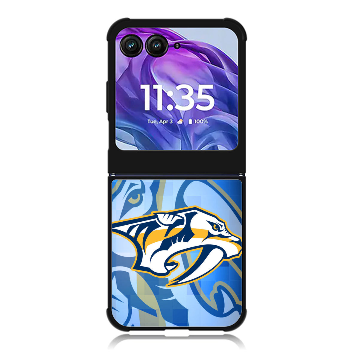 Nashville Predators Motorola Moto Razr Plus 2025/2024 Case, Moto Razr 50 Ultra 5G BC1255