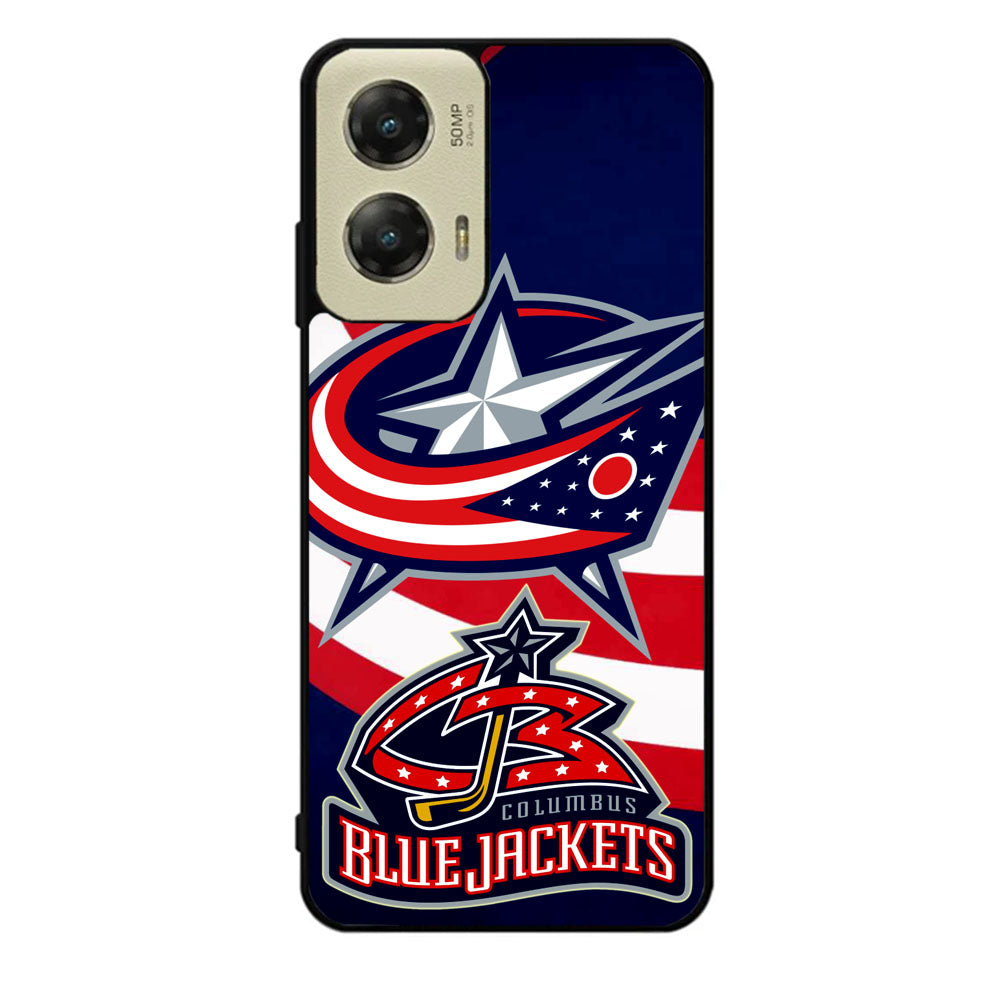 Columbus Blue Jackets Case Motorola Moto G Stylus 2024 5G BC1258