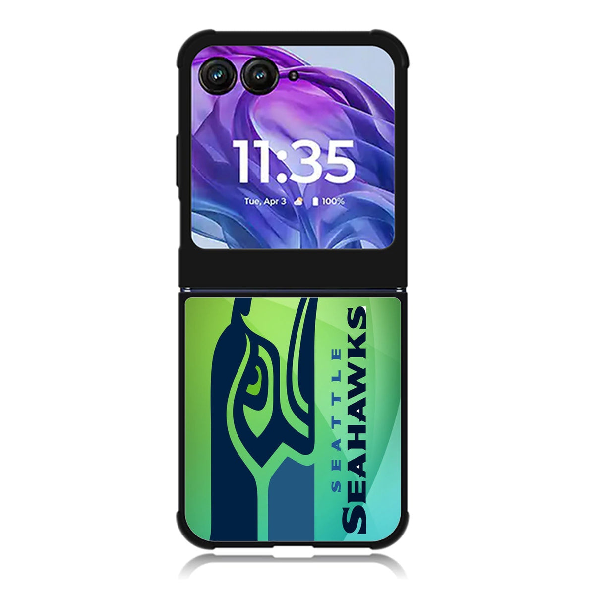Seattle Seahawks Logo Motorola Moto Razr 2024 , Moto Razr 50 Case FE1271