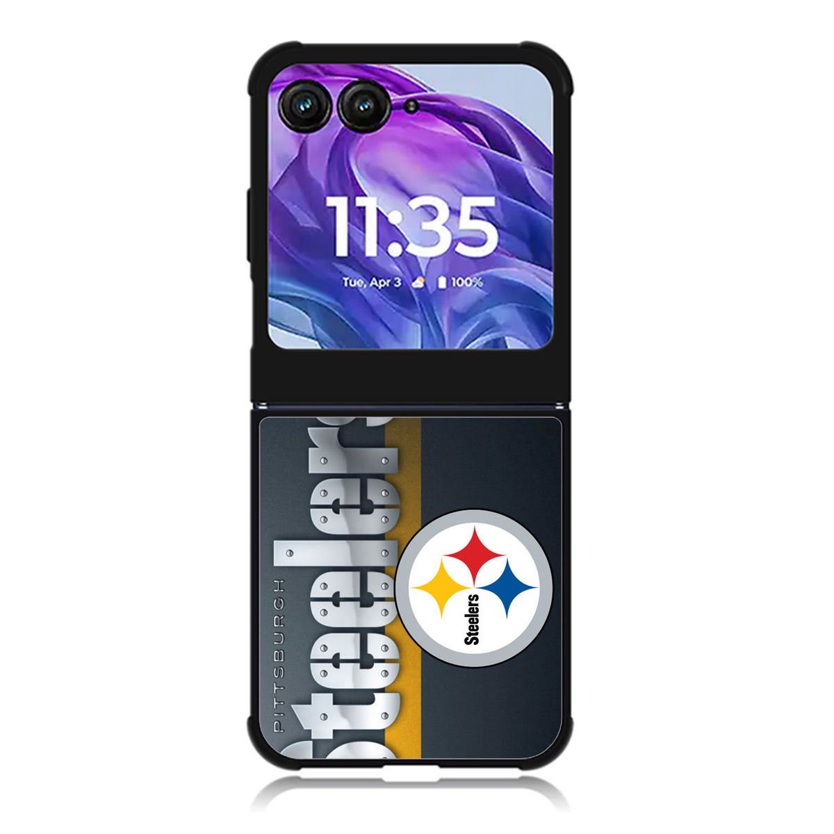 Pittsburgh Steelers Motorola Moto Razr Plus 2025/2024 Case, Moto Razr 50 Ultra 5G BC1274