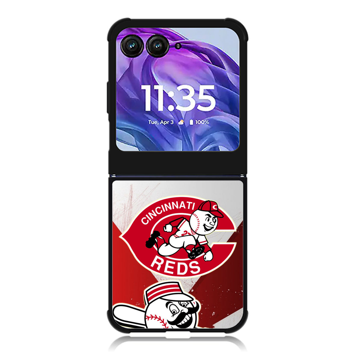 Cincinnati Reds Motorola Moto Razr Plus 2025/2024 Case, Moto Razr 50 Ultra 5G BC1292