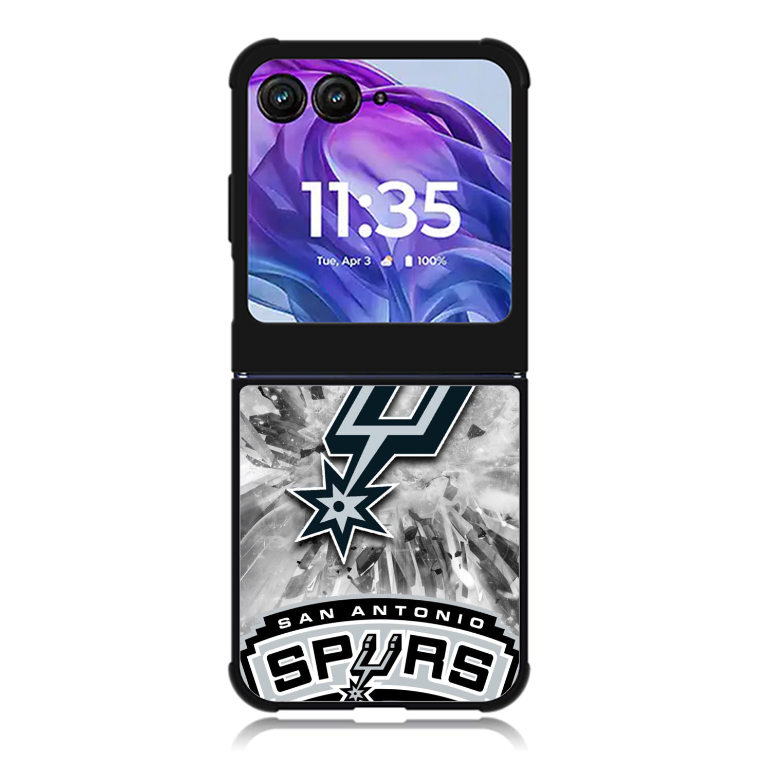 San Antonio Spurs Motorola Moto Razr Plus 2025/2024 Case, Moto Razr 50 Ultra 5G BC1303