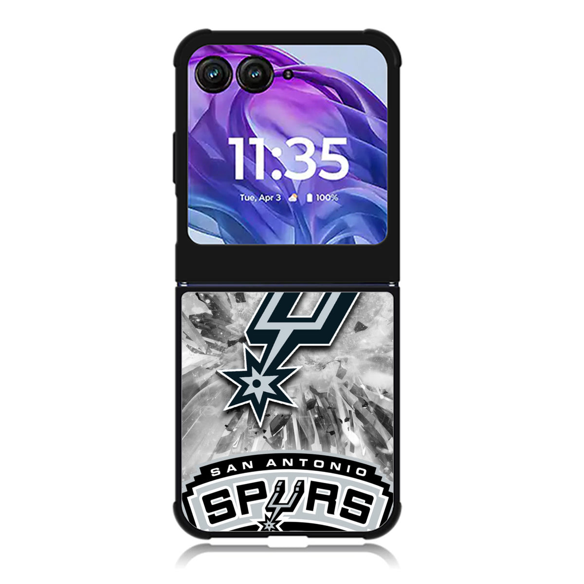 San Antonio Spurs Motorola Moto Razr Plus 2025/2024 Case, Moto Razr 50 Ultra 5G BC1303