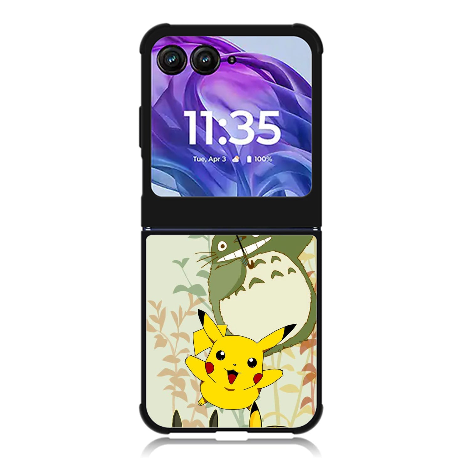 Totoro Love Pikachu Pokemon Motorola Moto Razr 2024 , Moto Razr 50 Case FE1309
