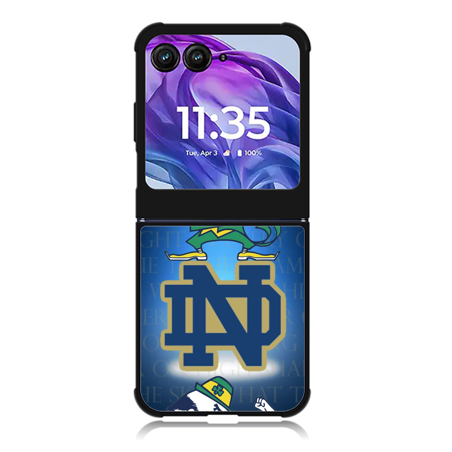 Notre Dame Fighting Irish Motorola Moto Razr Plus 2025/2024 Case, Moto Razr 50 Ultra 5G BC1321