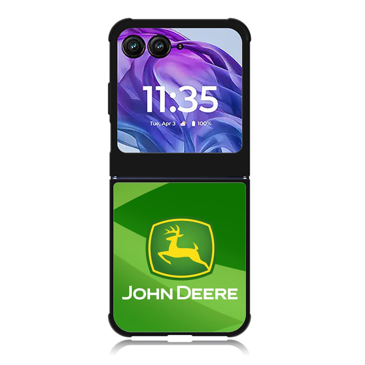 John Deere logo Motorola Moto Razr 2024 , Moto Razr 50 Case FE1328