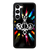 Harry Potter Divergent City of Bones  Hunger Games Logo Z3373 Samsung Galaxy S25 5G Case