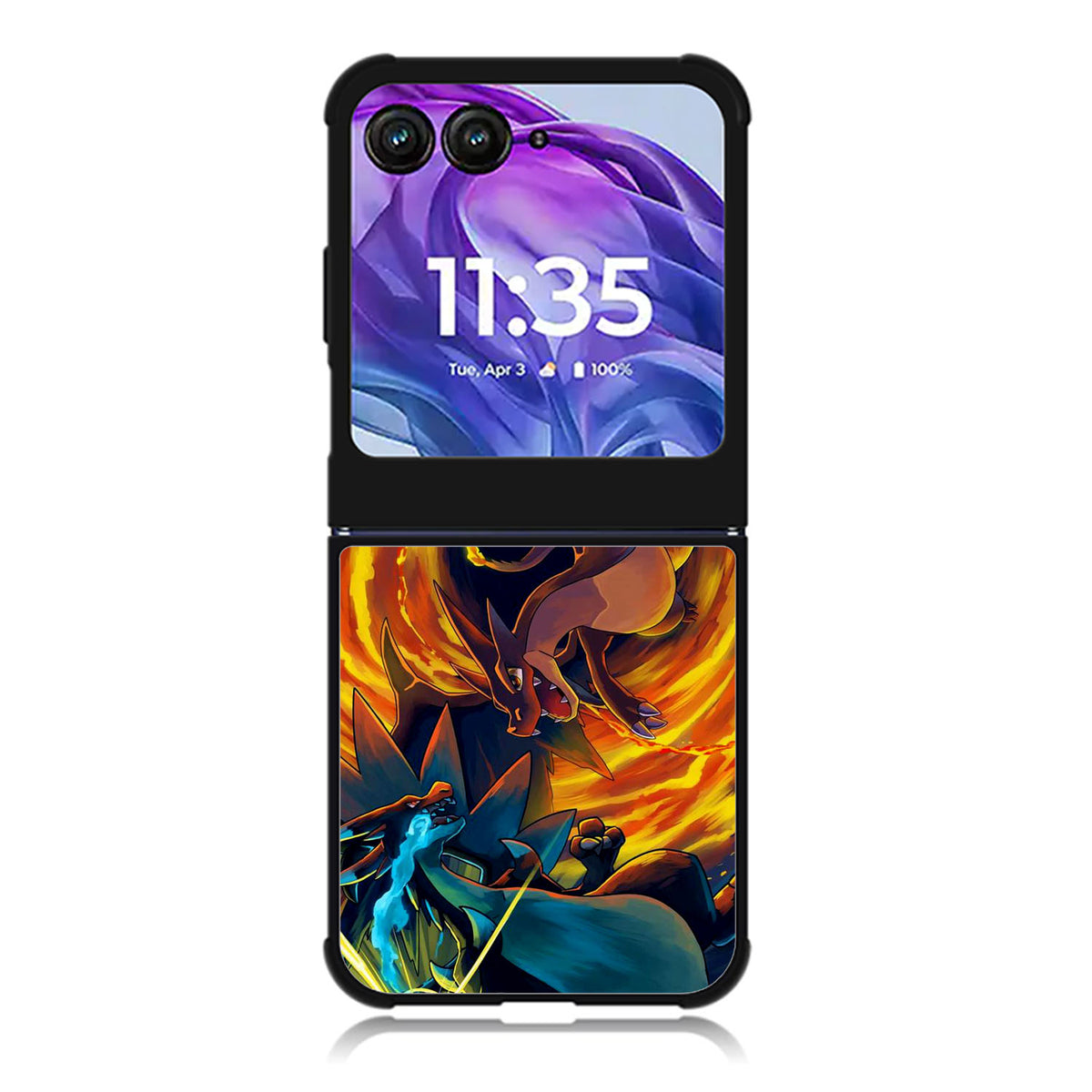 pokemon charizard mega evolution Motorola Moto Razr Plus 2025/2024 Case, Moto Razr 50 Ultra 5G BC1337