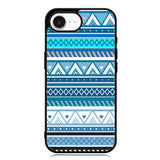 Aztec Pattern Blue Z3811 iPhone 16e Case