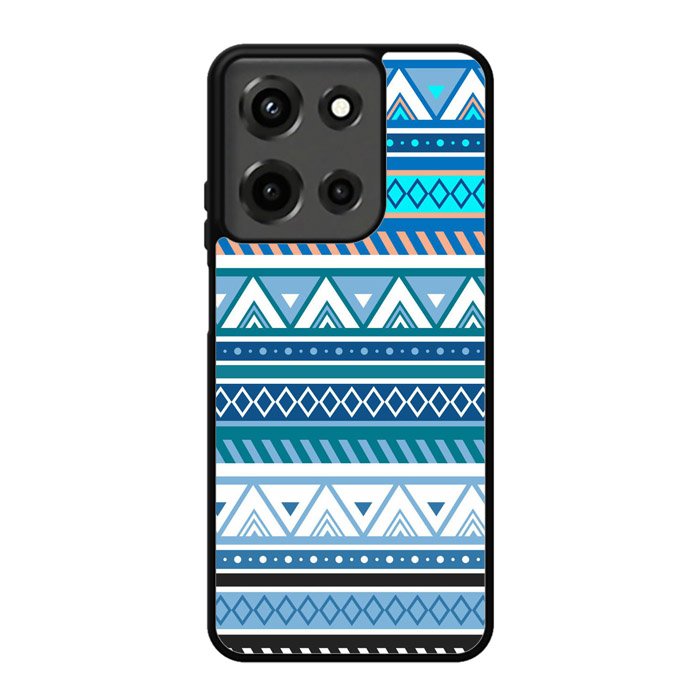 Aztec Pattern Blue Z3811 Motorola Moto G 5G 2025 Case