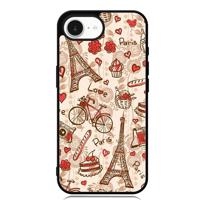 paris vintage Z3833 iPhone 16e Case