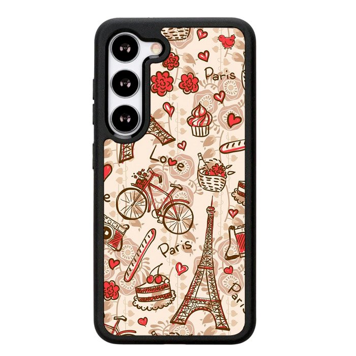 paris vintage Z3833 Samsung Galaxy S24 Plus 5G , Samsung Galaxy S24+ 5G Case