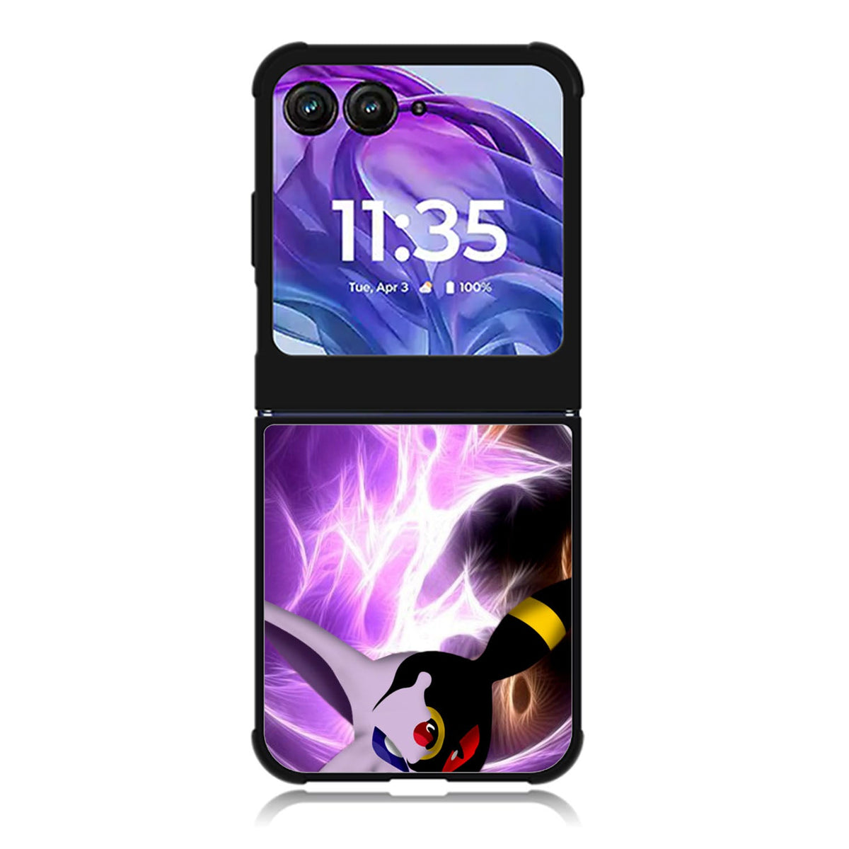 umbreon and espeon face Motorola Moto Razr 2024 , Moto Razr 50 Case FE1338