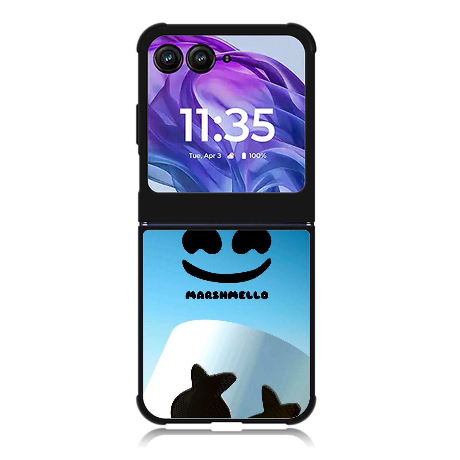 marshmello logo Motorola Moto Razr 2024 , Moto Razr 50 Case FE1339