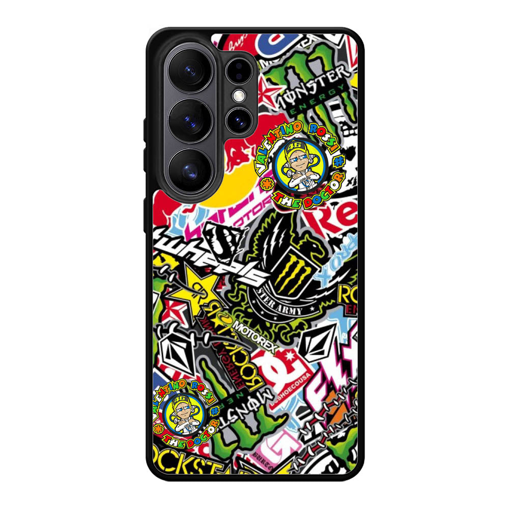 Sticker Bomb Case Samsung Galaxy S26 Plus Case DC1770