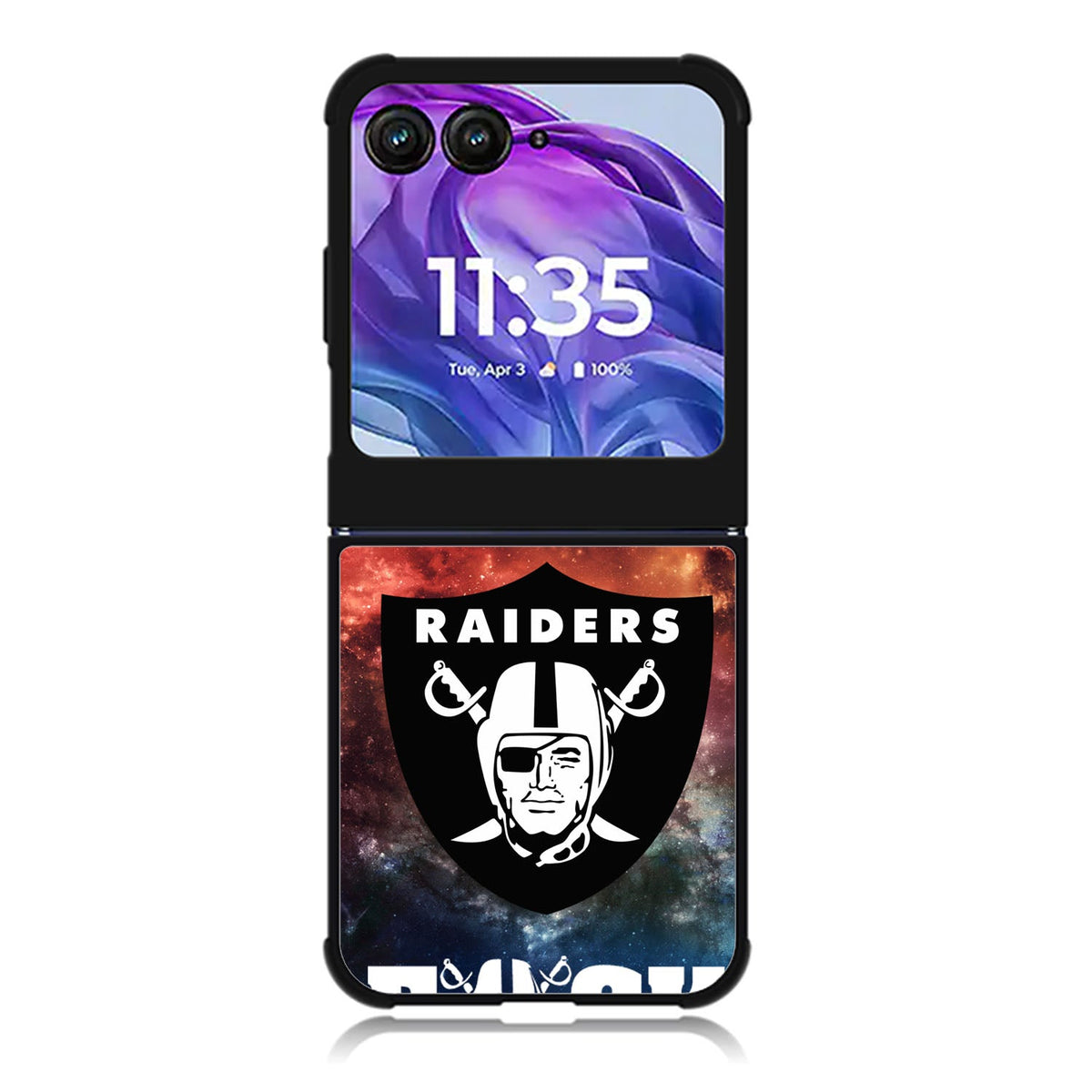 oakland raiders galaxy logo Motorola Moto Razr 2024 , Moto Razr 50 Case FE1360