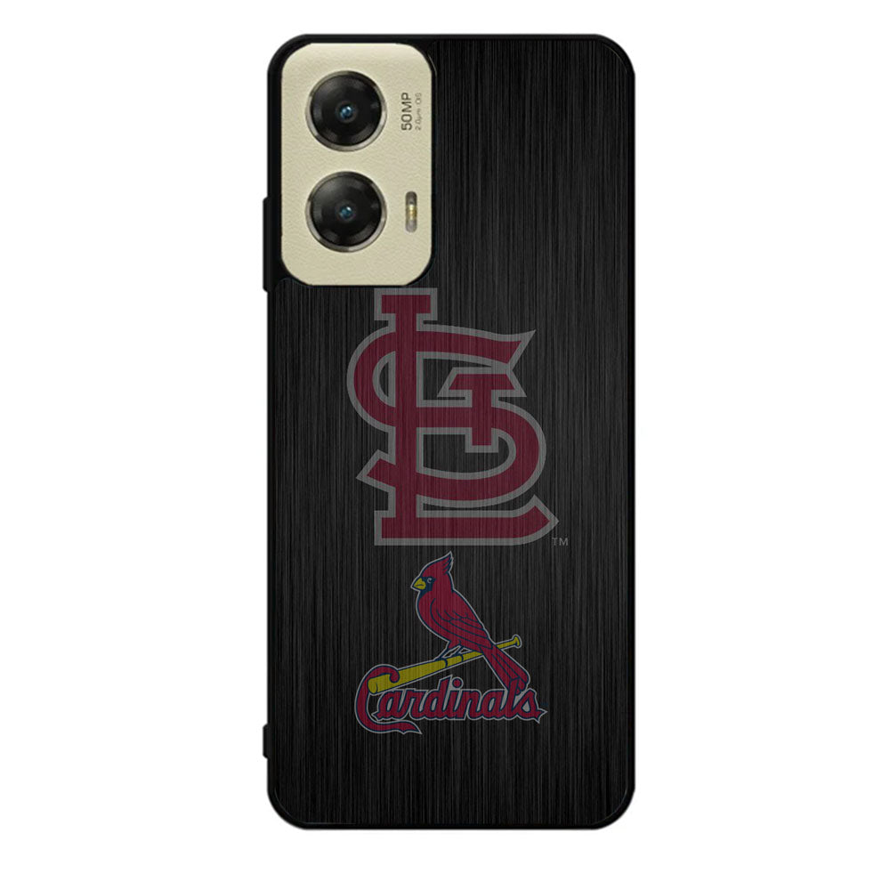 St. Louis Cardinals logo wood Case Motorola Moto G Stylus 2024 5G BC1366