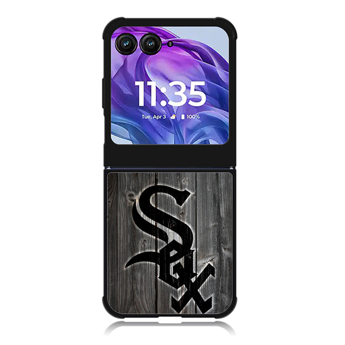 Chicago White Sox wood Motorola Moto Razr 2024 , Moto Razr 50 Case FE1375
