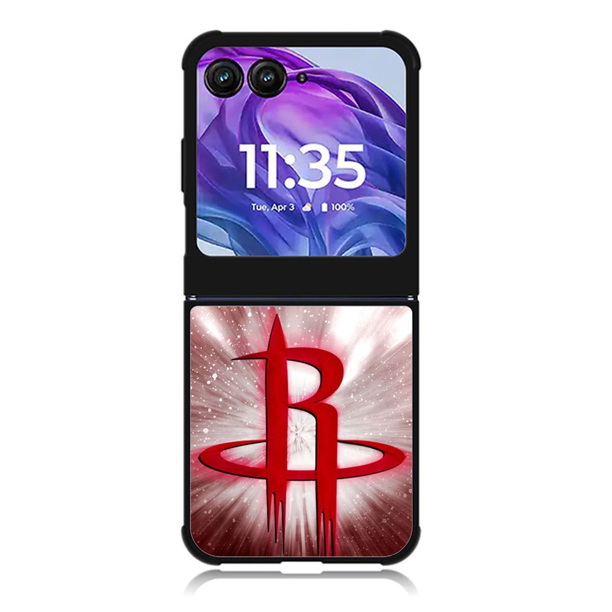 houston rockets logo galaxy Motorola Moto Razr 2024 , Moto Razr 50 Case FE1386