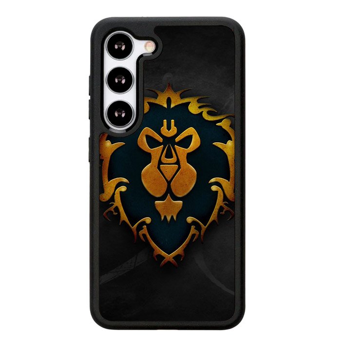 World of Warcraft Alliance Gold Logo Z4196 Samsung Galaxy S25 5G Case