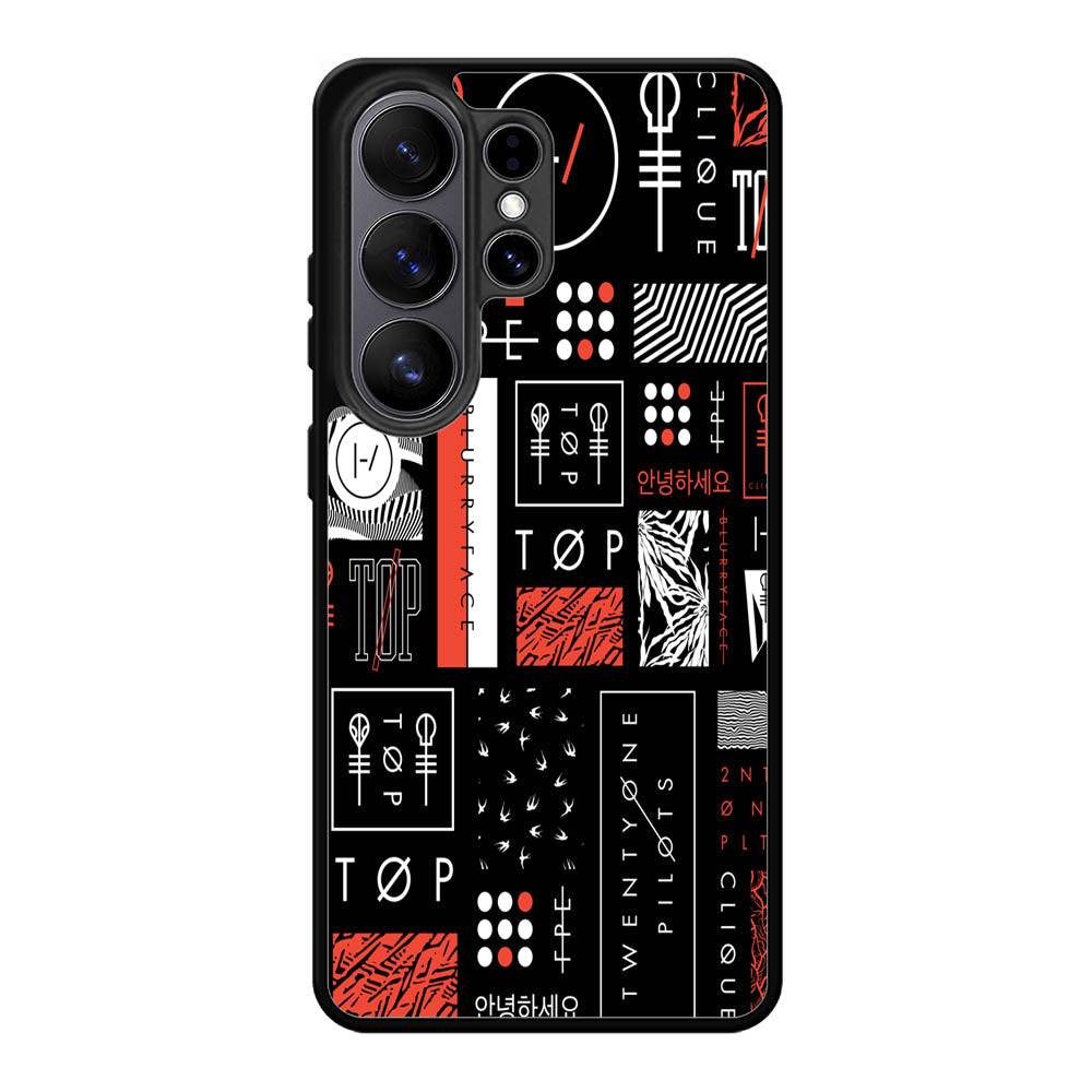 Twenty One Pilots Stripe Logo Samsung Galaxy S26 Plus Case DC1911