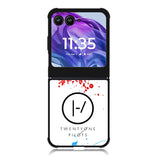 21 Twenty One Pilots Red Blue Case Motorola Moto RAZR Plus 2024 5G BC1413