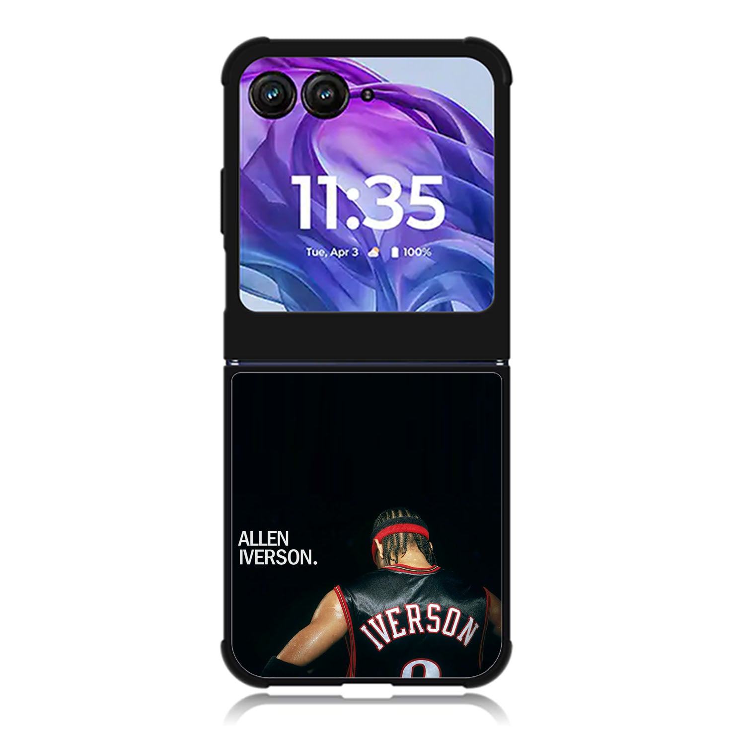 Allen Iverson  Black Motorola Moto Razr Plus 2025/2024 Case, Moto Razr 50 Ultra 5G BC1416