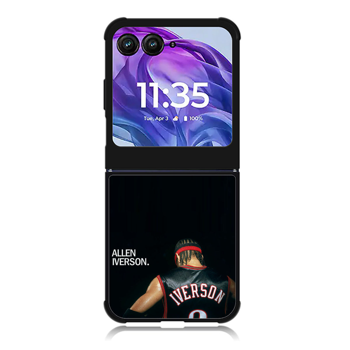 Allen Iverson  Black Motorola Moto Razr Plus 2025/2024 Case, Moto Razr 50 Ultra 5G BC1416
