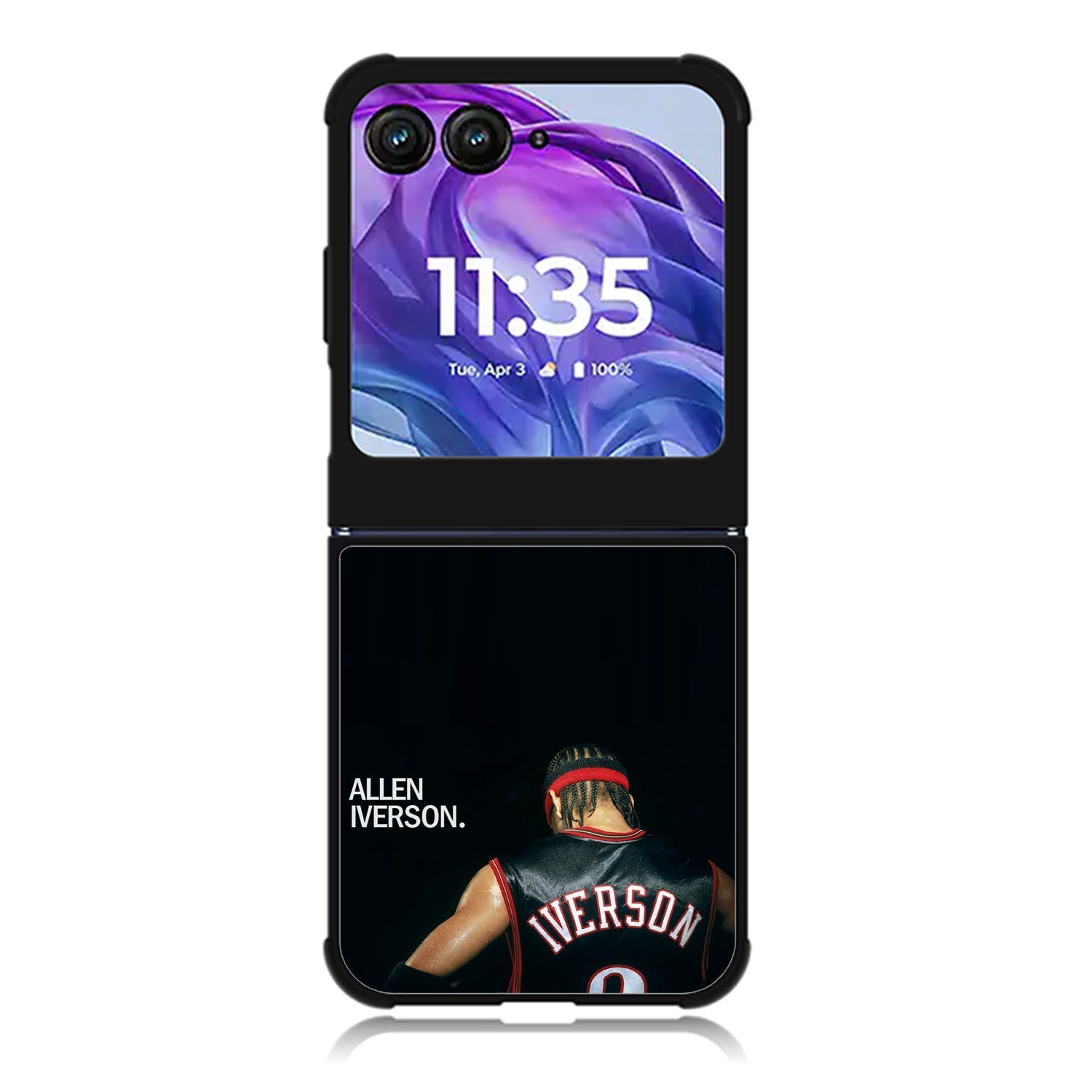 Allen Iverson  Black Motorola Moto Razr 2024 , Moto Razr 50 Case FE1416