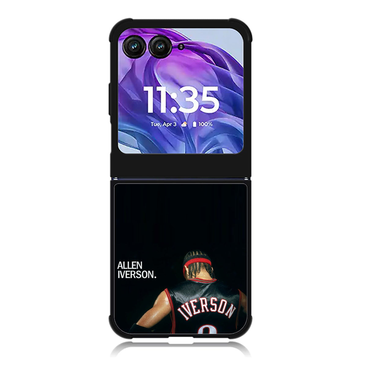 Allen Iverson  Black Motorola Moto Razr 2024 , Moto Razr 50 Case FE1416